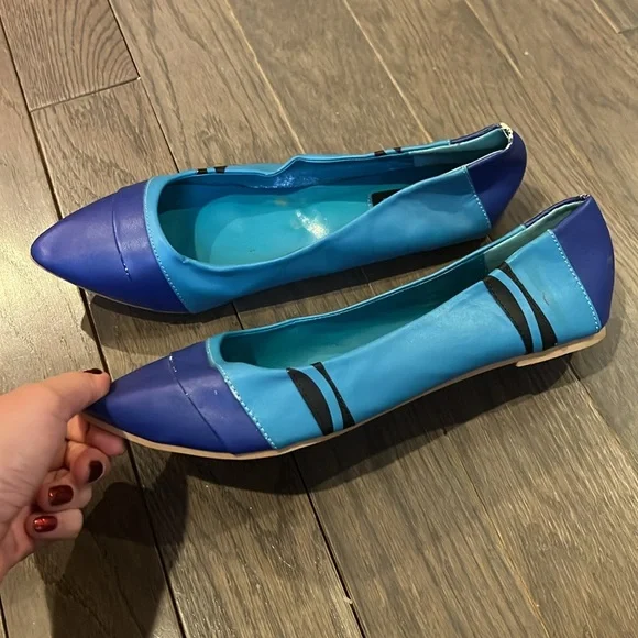 Blue Crayola-like Crayon Flats by Iron Fist (US 9) - Picture 3 of 9